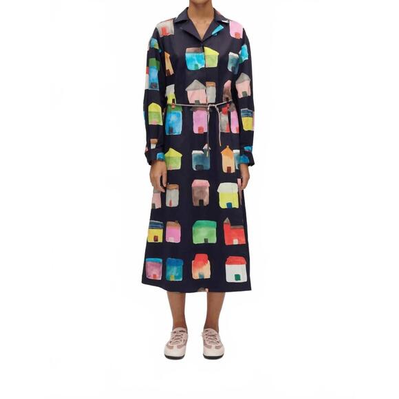 STINE GOYA Dresses & Skirts - NEW STINE GOYA longsleeve workwear dress in refugios